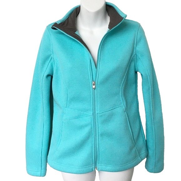 Spyder Womens Size Small Blue Polyester Fleece Lined Full Zip Jacket Zip Pocket - Picture 1 of 8